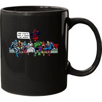 Jesus & Superheroes Original And That's How I Saved The World Mugs