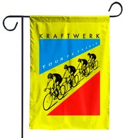 Kraftwerk Tour De France Music Meme Garden Flags — Decorative Flags