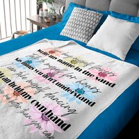 Miley Cyrus Flowers Baby Blankets — Couvertures pour bébé