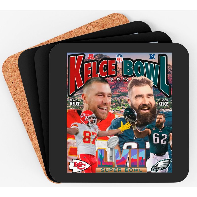 Kelce Bowl Coasters — Sous-verres et napperons