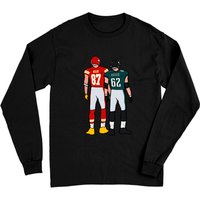 Travis And Jason Kelce Back-to - Kelce Brothers Long Sleeves — T-shirts pour hommes