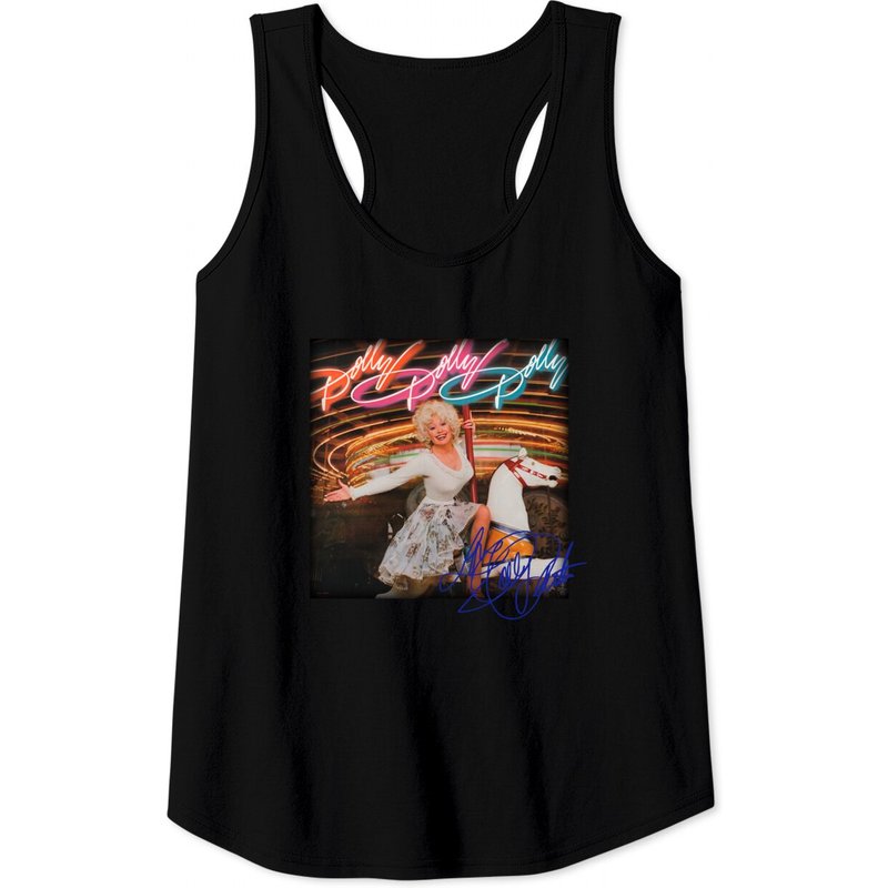 Vintage Dolly Parton Tank Top - Western Country Music — T-shirts pour hommes