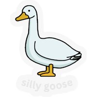 Silly Goose Stickers, Goose Stickers — Autocollants et stickers