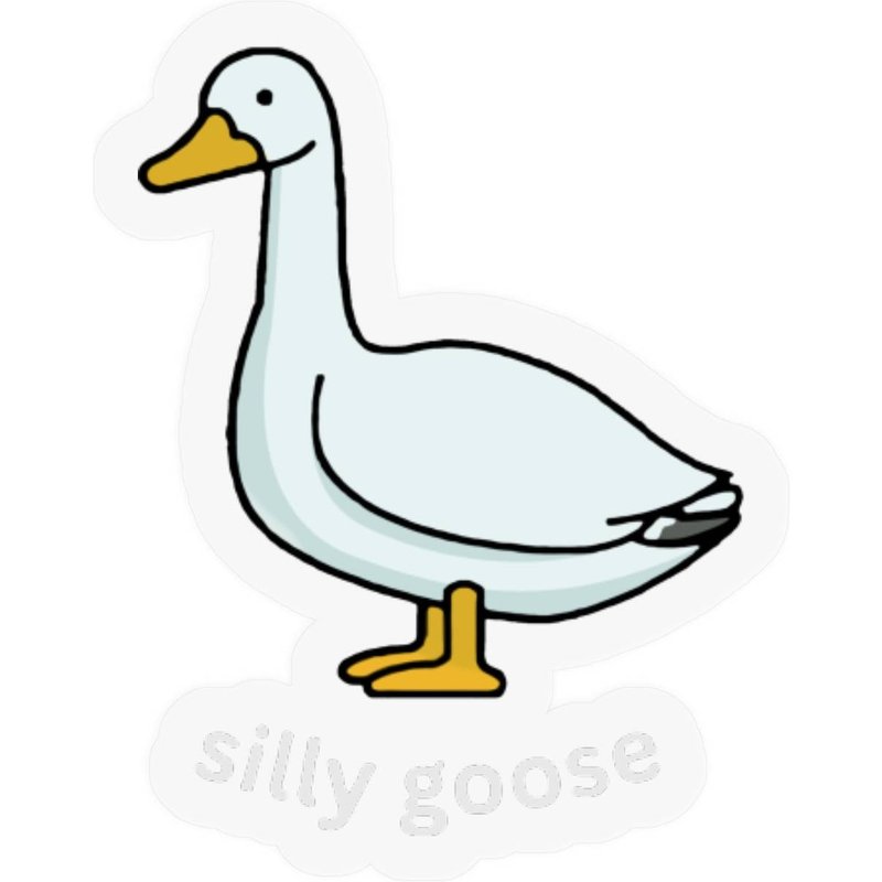 Silly Goose Stickers, Goose Stickers — Autocollants et stickers