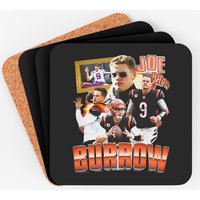 Joe Burrow Vintage 90s Coasters