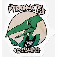 Pterodactyl Club New Black Short Sleeve Crewneck Unisex Stickers — Autocollants et stickers