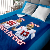 Brock Purdy 13 Baby Blankets Featuring Kittle And Purdy — Couvertures pour bébé