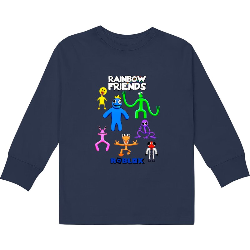 Rainbow Friends Kids Long Sleeve T-shirts