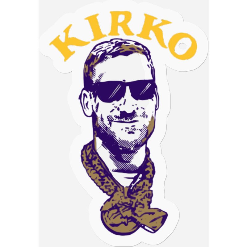 Kirk Cousins Kirko Minnesota Football Fan Stickers — Stickers & Decals
