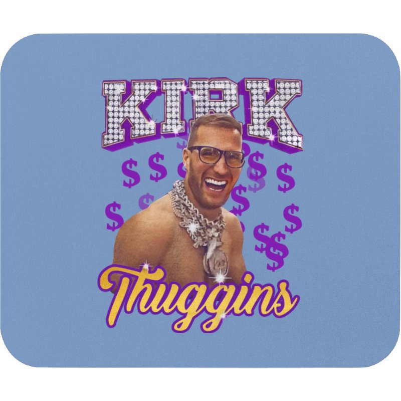 Kirk Cousins Kirk Thuggins Football Fan Unisex Mouse Pads — Tapis de souris et sous-mains