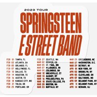 Bruce Springsteen E Street Band First 2023 Tour Stickers
