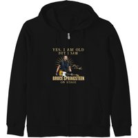 Yes, I Am Old But I Saw Bruce Springsteen On Stage Zip Hoodies — Sweats à capuche pour hommes
