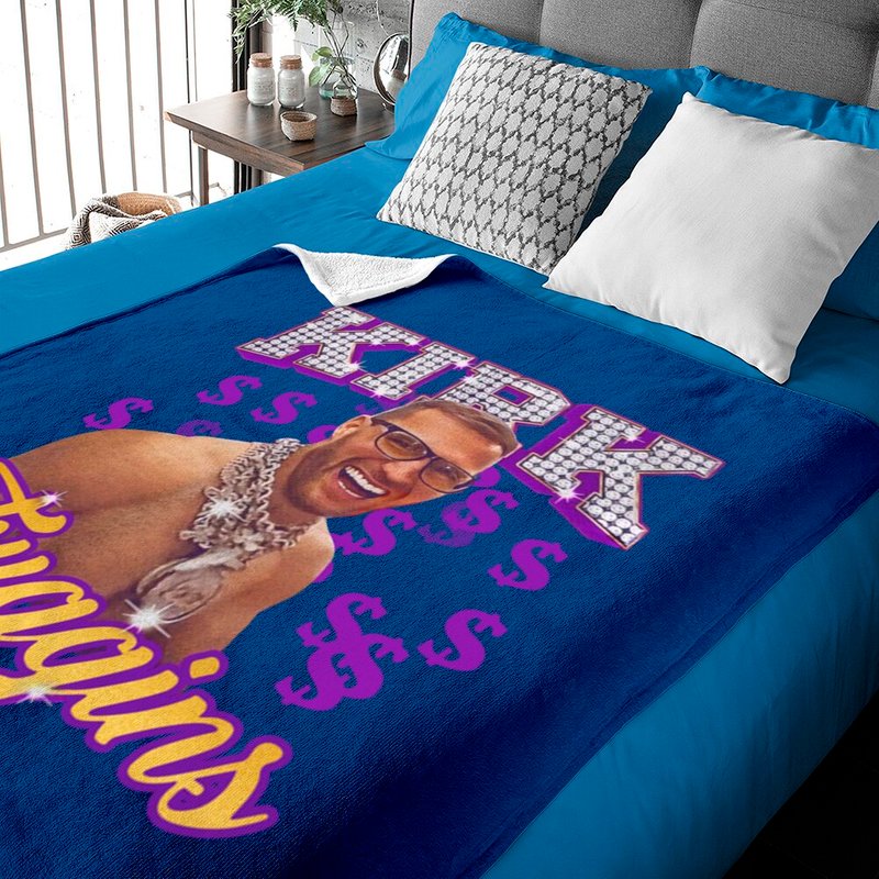 Kirk Cousins Kirk Thuggins Football Fan Unisex Baby Blankets — Couvertures pour bébé
