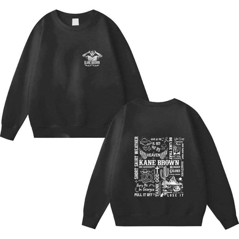 Double Sides Kane Brown Shirt, Drunk Or Dreaming Tour Sweatshirt, Concert Tour 2023 Shirt — Sweats à capuche pour hommes