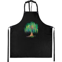 Mardi Gras Bead Tree Printed Aprons