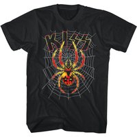 Spider In Web | 70s Metal Music Tour T-shirt