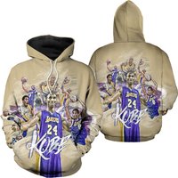Basketball Superstar Number 8 No. 24 3d Hoodie