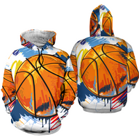 Watercolor Basketball Superstar 3d Hoodie