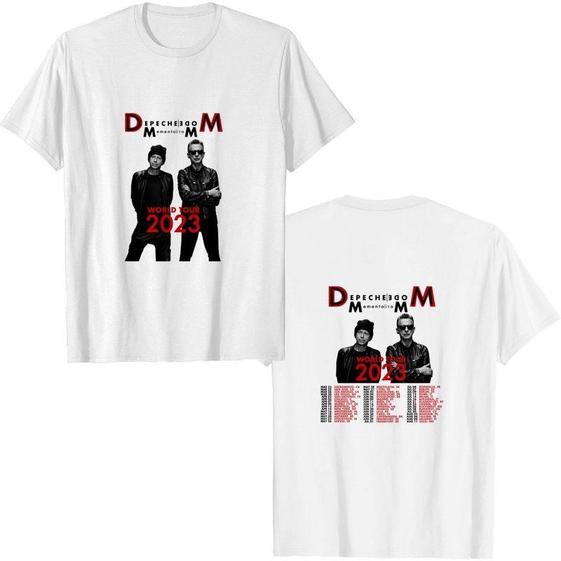 Depeche Mode Violator Tour 2023 T-shirt, 90s Depeche Mode Rock Band Tour Shirt — Mens T Shirts