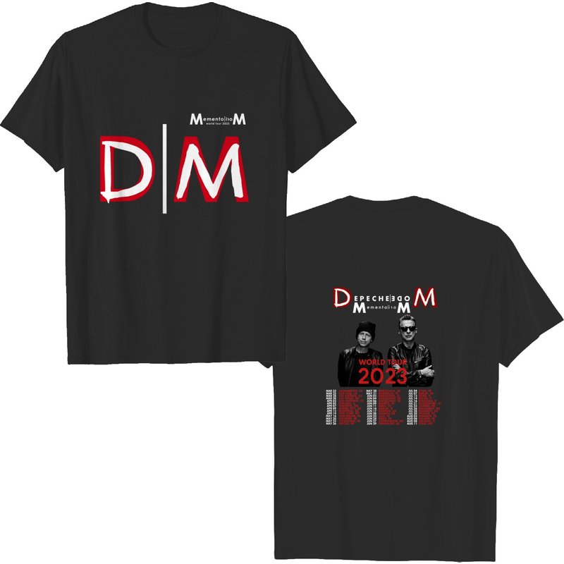 Depeche Mode 2023 World Tour T-shirt, Depeche Mode Band Memento Mori 2023 Tour Shirt — T-shirts pour hommes