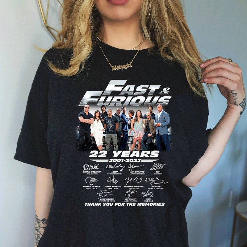 Fast And Furious Anniversary Shirt — T-shirts pour hommes
