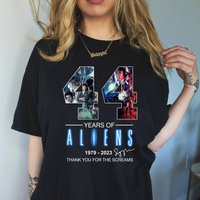 Aliens Vintage Xenomorph Movie Shirt — T-shirts pour hommes