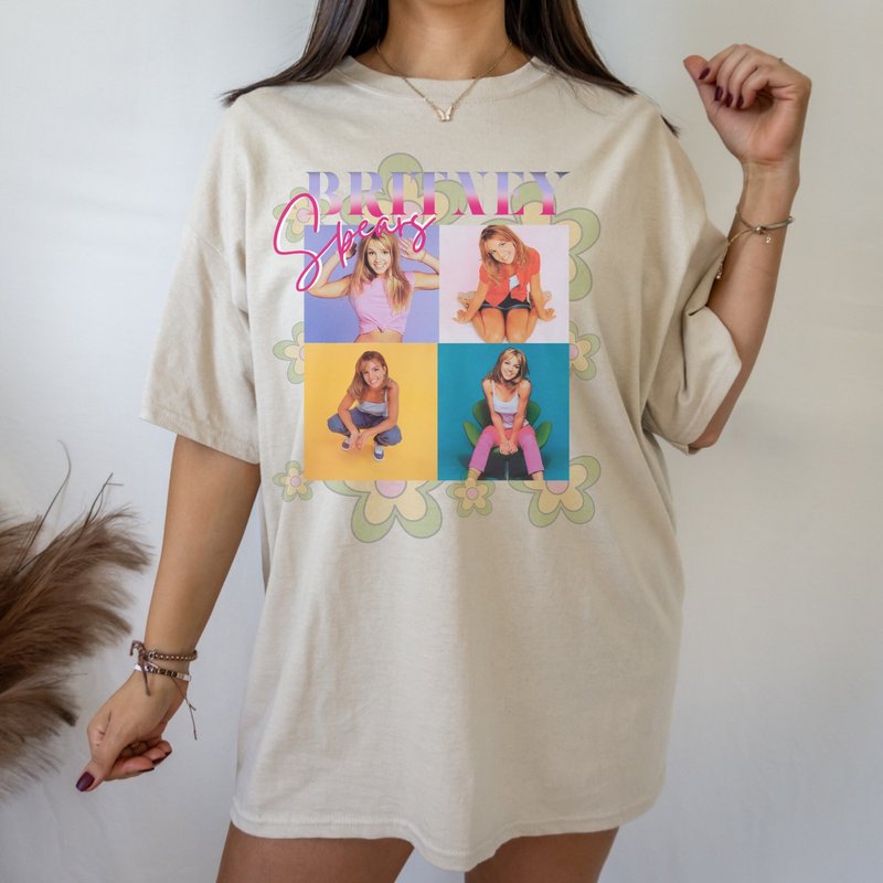 Vintage Britney Spears Oops I Did It Again Shirt — T-shirts pour hommes
