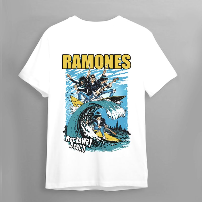 Ramones Rockaway Beach T-shirt — T-shirts pour hommes