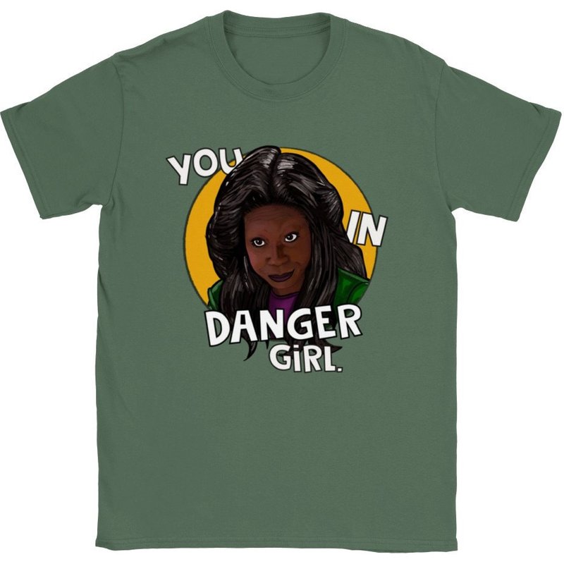 Whoopi Goldberg- You In Danger Girl Classic Unisex Crewneck T-shirt