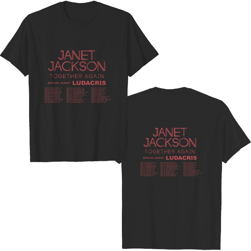 Janet Jackson Together Again Tour 2023 Shirt