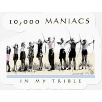 Vintage 1990s 10,000 Maniacs In My Tribe Band Stickers