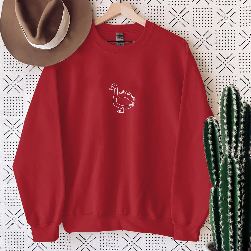 Silly Goose Sweatshirt, Vintage Silly Goose Sweatshirt — Sweats à capuche pour hommes