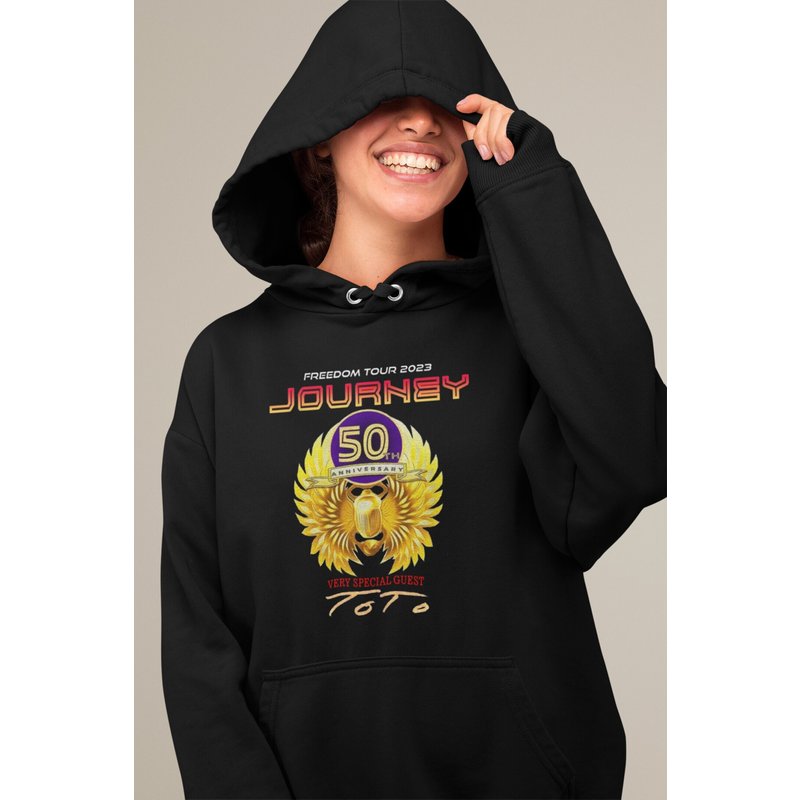 Journey Freedom Tour 2023 Journey 50th Anniversary Hoodie — Sweats à capuche pour hommes
