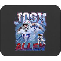 Josh Allen Bills Mouse Pads, Vintage 90s Josh Allen Buffalo Mouse Pads