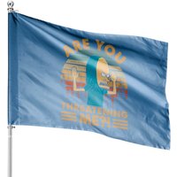 Beavis And Butthead House Flags, Beavis Are You Threatening Me Vintage House Flags — Drapeaux décoratifs