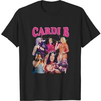 Cardi B Poster Style Unisex T-shirt, Music Star Shirt — T-shirts pour hommes