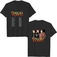Vintage 2004 Double Sided Rascal Flatts Country Western Tour Tee — Mens T Shirts