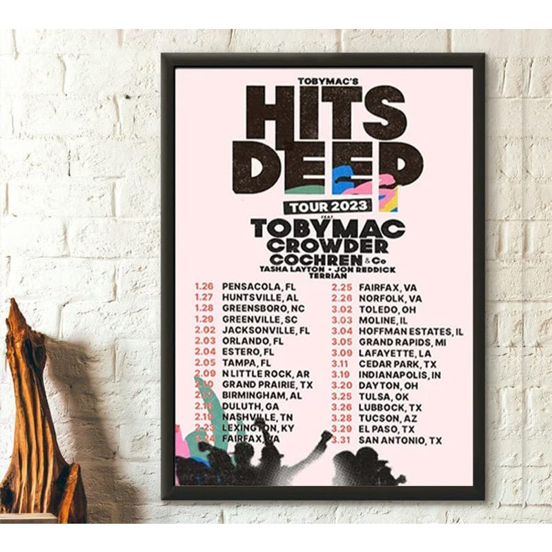 Hits Deep Tour 2023 Poster, Hits Deep Poster — Affiches et impressions