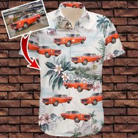 Personalized Car Photo Hawaiian Shirt