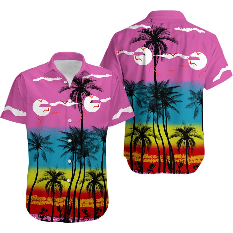 Funny Beach Hawaiian Shirt — Chemises décontractées pour hommes