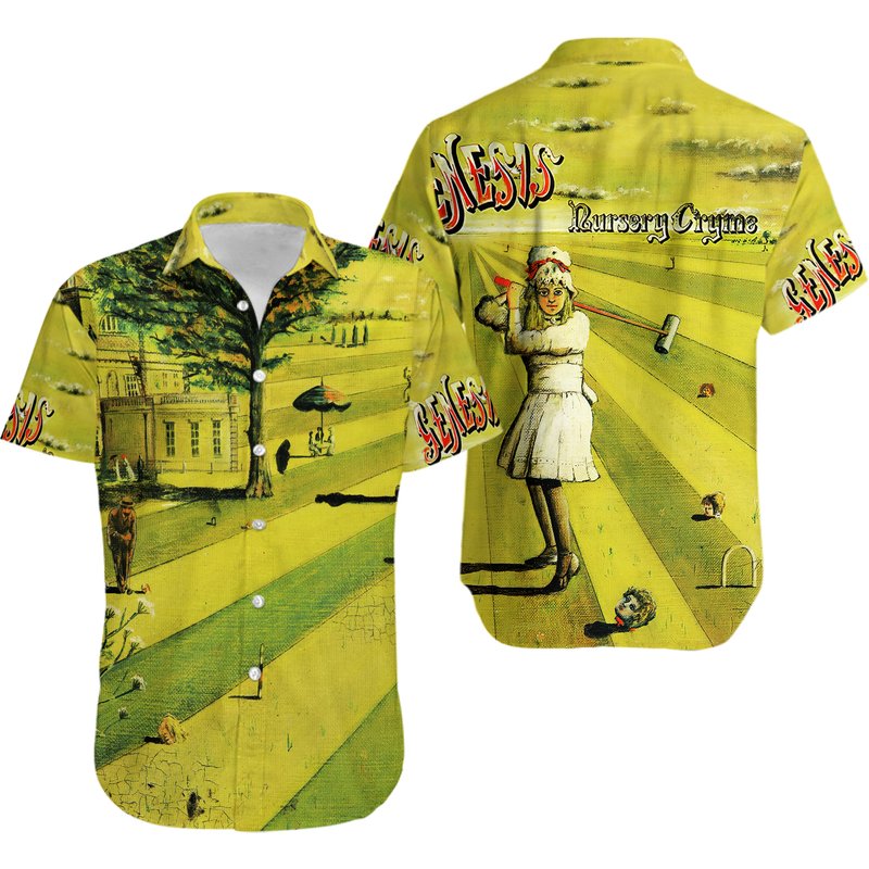 Genesis Nursery Cryme Hawaiian Shirt — Chemises décontractées pour hommes