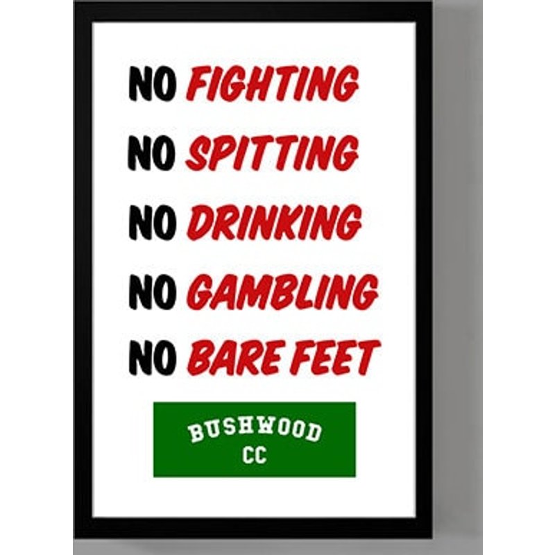 Caddyshack Rules Sign Caddyshack Poster