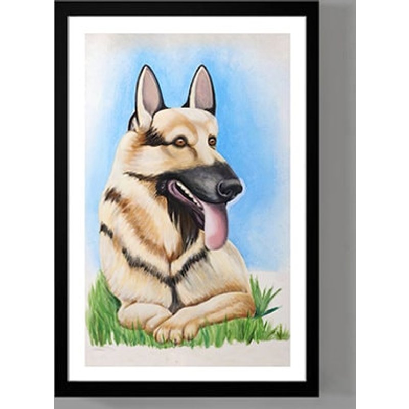 Always Sunny Dog Painting Charlie And Frank Dog Poster — Affiches et impressions