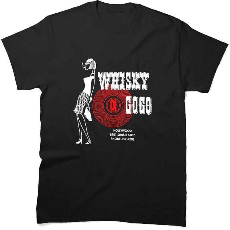 Whisky A Go-go Vintage Poster Restoration Digital T-shirt Funny — T-shirts pour hommes