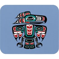 Haida Tlingit Native Raven Totem Mouse Pads