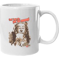 Put 'em Up Cowardly Lion Wizard Of Oz Classic Movies Tv Shows Mugs