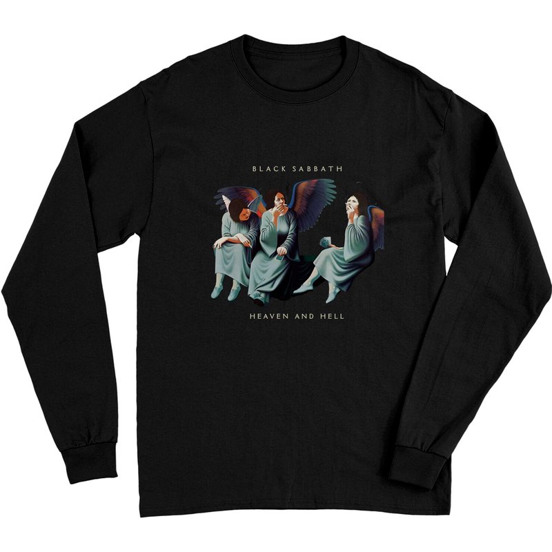 Black Sabbath Heaven & Hell Long Sleeves — Mens T Shirts