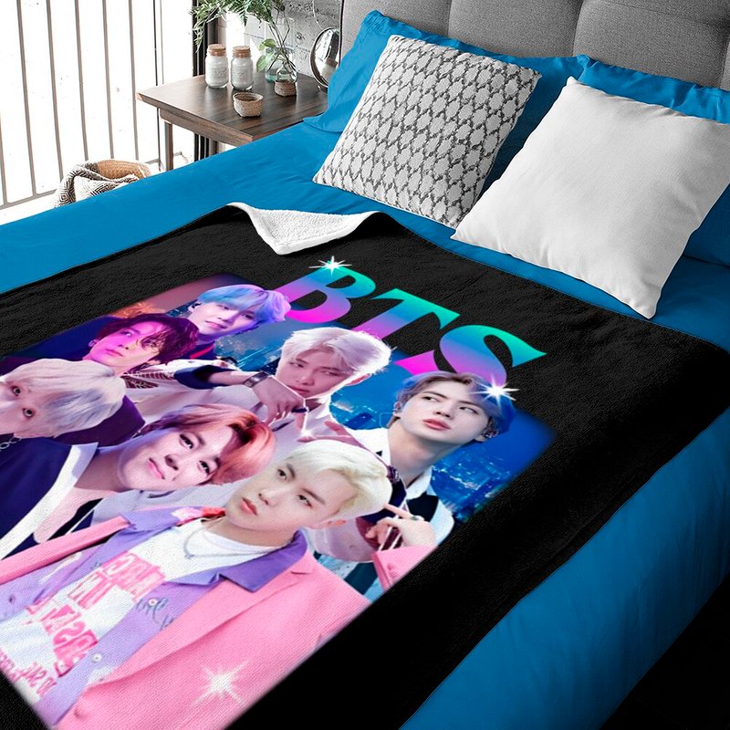K-pop Band Baby Blankets - Bts Boys Group Art For Fans — Couvertures pour bébé