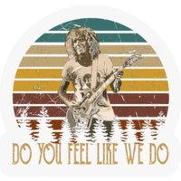 Peter Frampton Singer Playing Guitar Quo Stickers Stickers — Autocollants et stickers