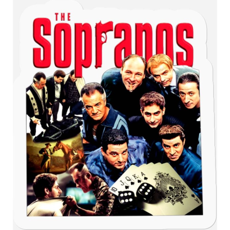 Vintage The Sopranos Stickers — Autocollants et stickers